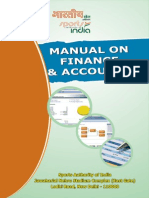 Manual of Finance and Account