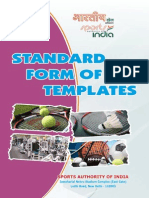 Standard Forms of Templets