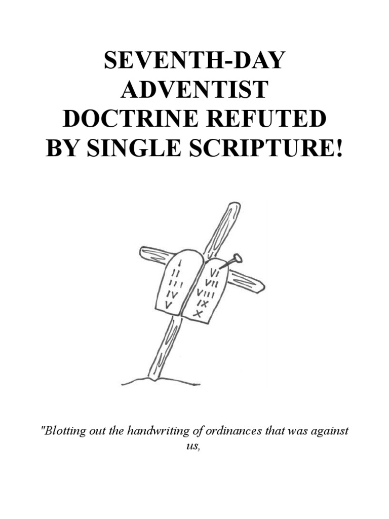 Refuting SDA Doctrines with Scripture | PDF | Biblical Sabbath | Adventism