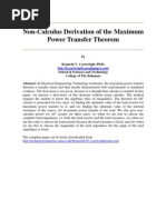 Download max power transfer theorem without calculus by kvcartwright SN2902797 doc pdf