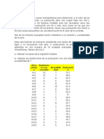 Ejercicio Regresion Multiple