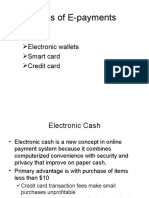 Types of E-Payments