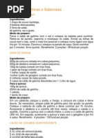 Receitas Nutritivas e Saborosas