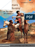 Andrew Cole-Literature and Heresy in The Age of Chaucer (Cambridge Studies in Medieval Literature) (2008)