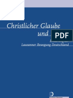 Christlicher Glaube Und Islam Von Der Lausanner Bewegung