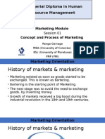 Concept and Process of Marketing - Session 01