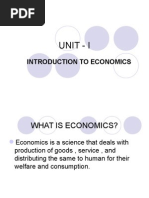 UNIT - I Engineering Economics