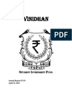 Vinidhan Annual Report FY15 PDF