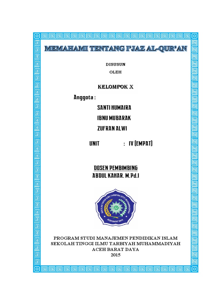 Makalah I Jaz Al Qur An