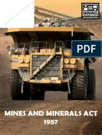 Mines and Minerals Act 1957 - MEW