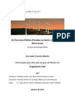 As PPP No Sector Das Energias R - Ana Isabel Craveiro Martins