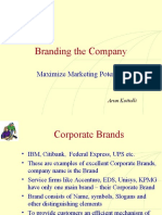 Branding The Company: Maximize Marketing Potential