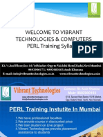 Perl Training Syllabus
