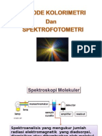 Metode Kolorimetri Dan Spektrofotometri 2011