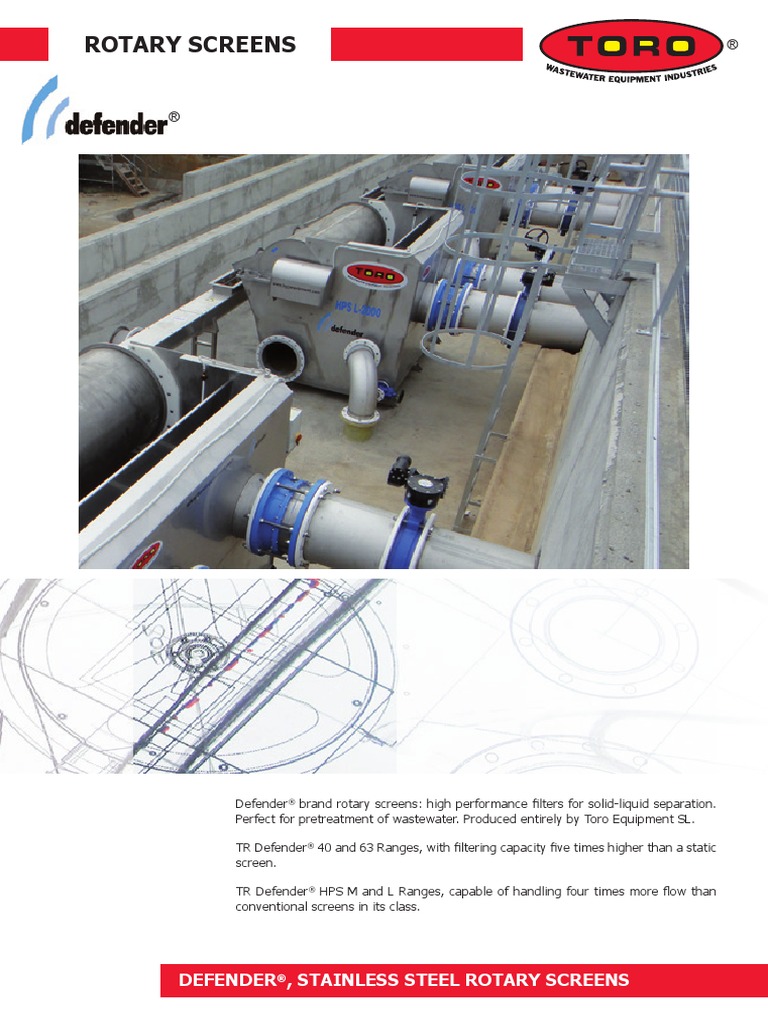 Rotary Screen Defender Toro Equipment | PDF | Filtration | Valve