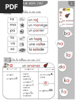 09 14 Fiches BDG Sons CP de 1 A 15 30 Phonemes PDF