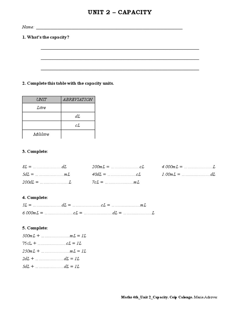 Mat 4th Ud2 Capacity Pdf
