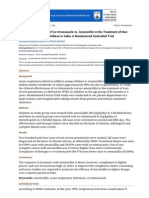 Clinical Effectiveness of Co-trimoxazole vs. Amoxicillin in the Treatment of Non-Severe Pneumonia in Children in India_ a Randomized Controlled Trial