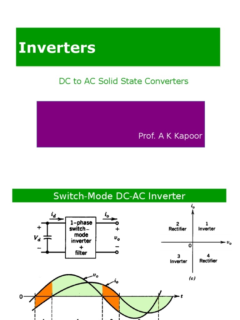 Inverters | PDF | Power Inverter | Power Electronics