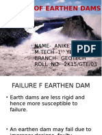 Failure of Earhen Dam