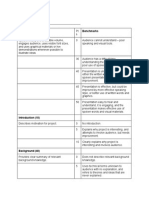 Student Rubric