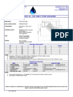 ANSI Class 800 Y-Type Strainer Data Sheet