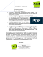 Comunicado 001 - 11 2015 PDF