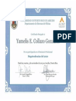 Certificado Seminario Profesional: Megatendencias Del 2020
