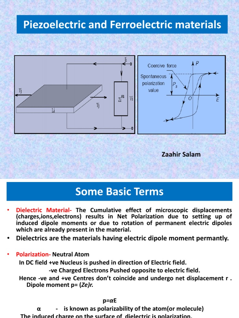 Understanding Ferroelectric Materials | PDF | Piezoelectricity | Dielectric