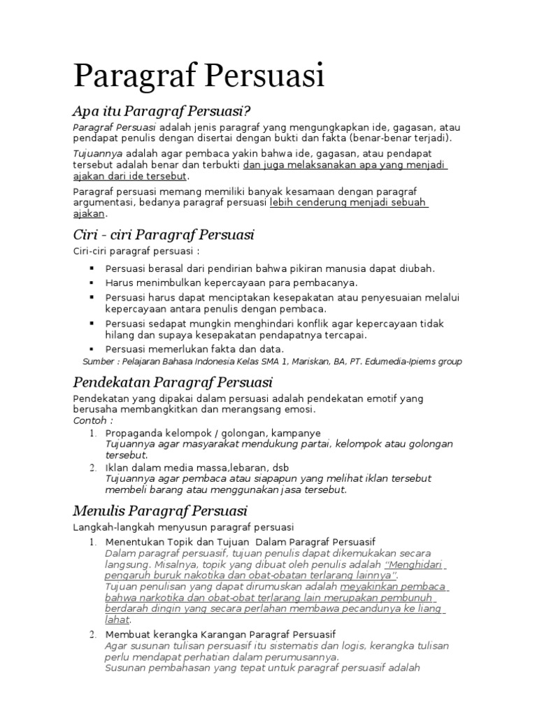 Paragraf Persuasi
