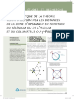 Détermination de La ZoDétermination de La Zone Opératoire Lors Des Contrôles Sous Gamma-Proxne Opératoire Lors Des Contrôles Sous Gamma-Prox