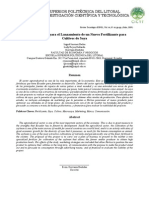 Plan de Negocios para El Lanzamiento de Un Nuevo Fertilizante para Soya