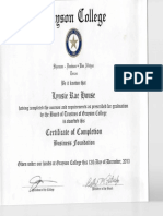 Business Foundation Certificate
