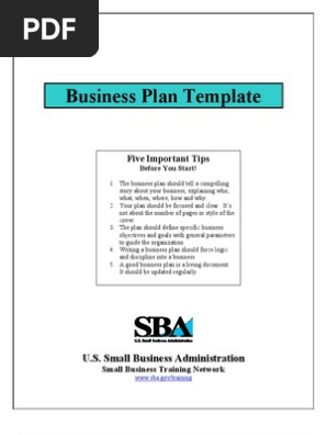 Business Plan Template