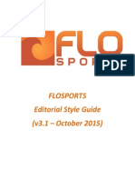 FloSports Style Guide v3.1