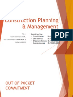 Construction Planning & Management