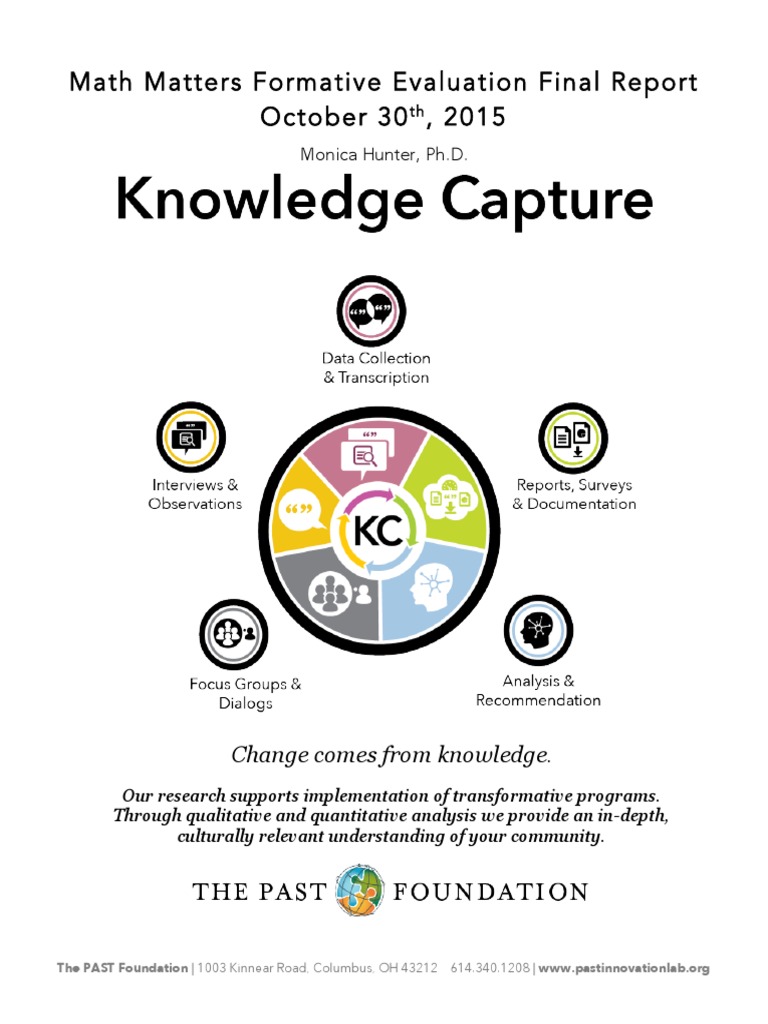 Math Matters Formative Evaluation Final Report | PDF | Teachers ...
