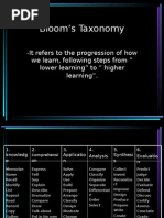 Download Blooms Taxonomy by Adriana Sand Cascante SN2904430 doc pdf