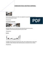 Programa de Condicion Fisica Con Peso Corporal