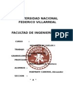 Granulometria- Universidad Nacional Villarreal