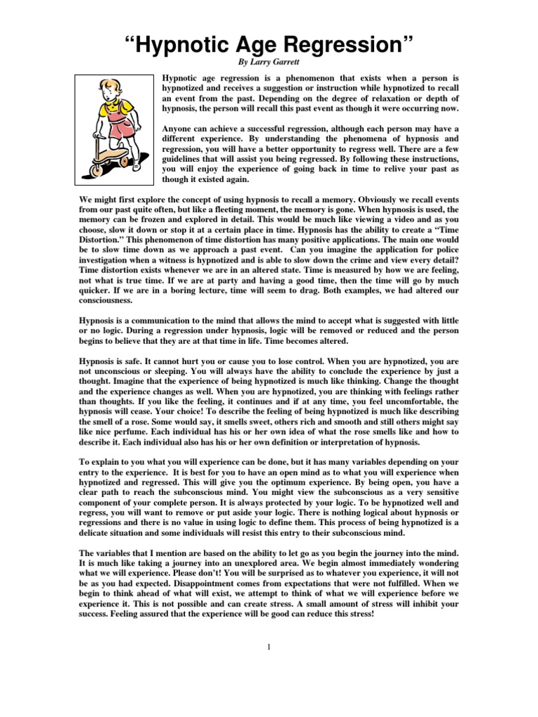 Past Life Regressions Pdf Hypnosis Past Life Regression