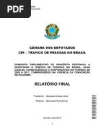 Relatório - CPI do Tráfico de Pessoas No Brasil