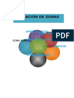 Relación de Zonas: Zona de Culto Zona Privada