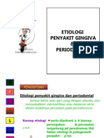 Etiologi Penyakit Periodontal