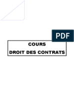 Cour Droit de Contrats