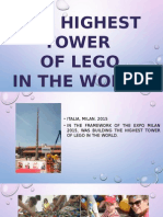 The Highest Tower of Lego in The World
