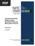 2014 NITC RR 583 Lessons From The Green Lanes Evaluating Protected Bike Lanes in The U.S.