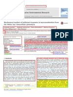 Review Jurnal Biochemical Markers of Pollutant Responses in Macrozoobenthos