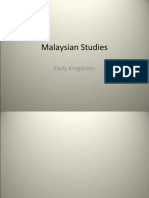 Malaysian Studies: Early Kingdoms