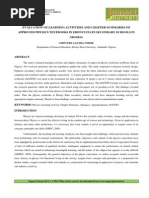 10.Hum-evaluation of Learning Activities and Chapter-chinyere Agatha Omebe